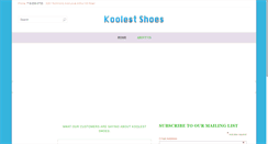 Desktop Screenshot of koolestshoes.com